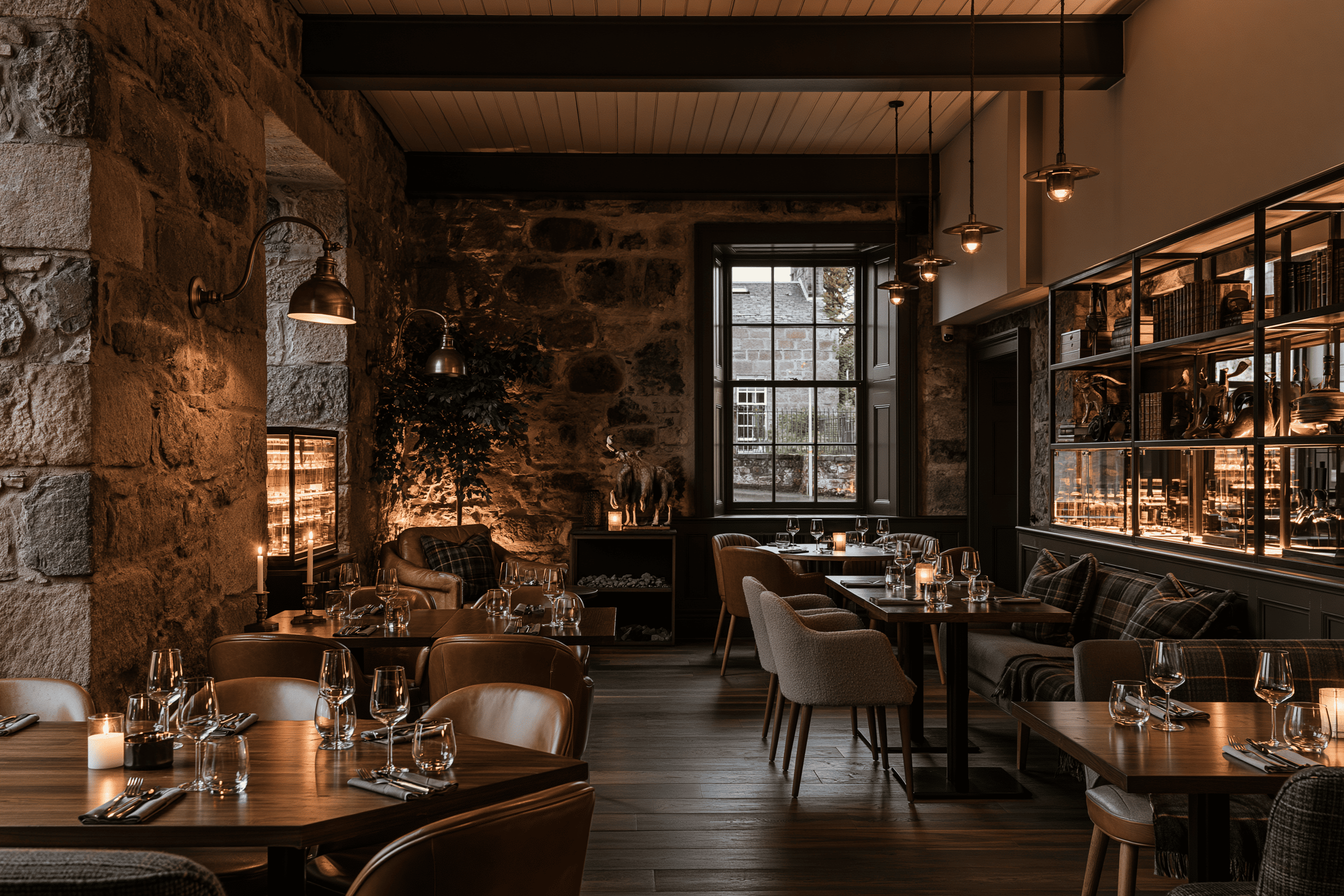 restaurant interior design Scotland